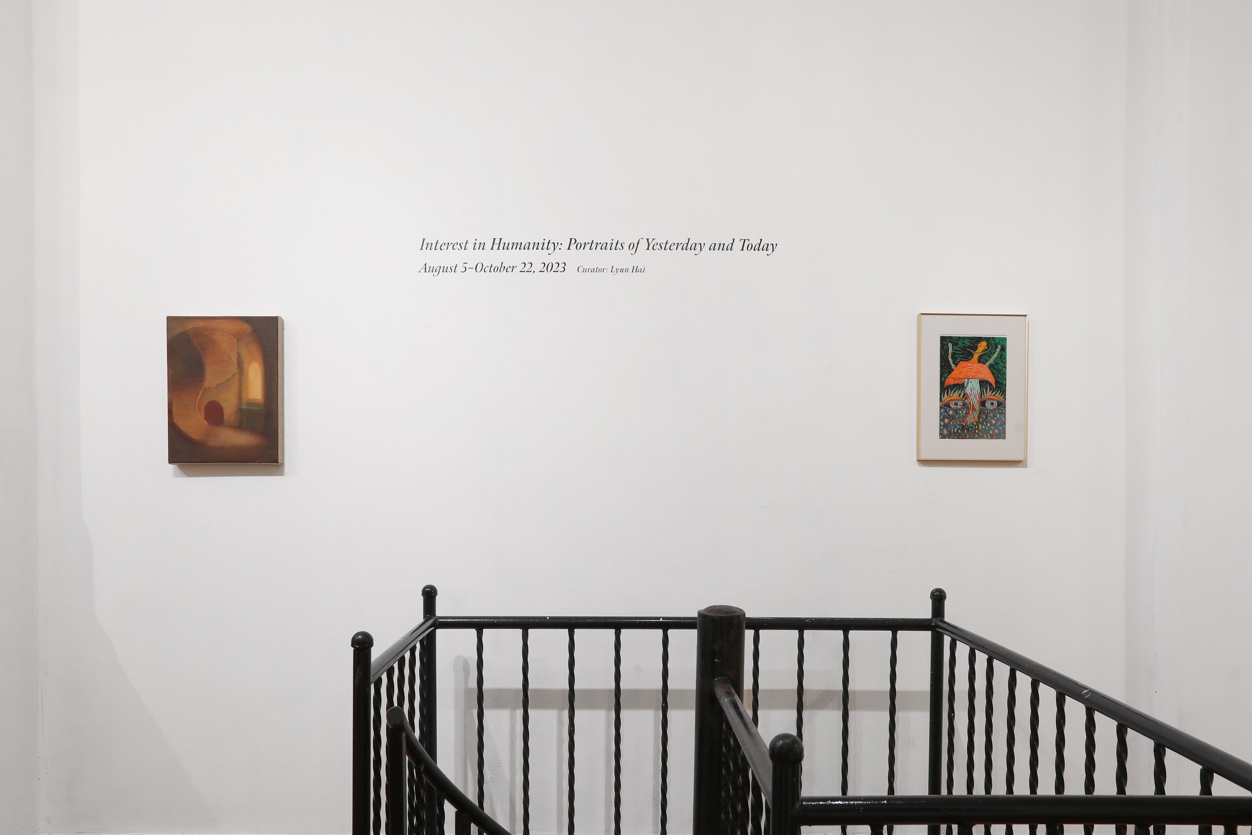  Installation view of  Interest in Humanity: Portraits of Yesterday and Today , photo by Ken Lee, courtesy of Fou Gallery 