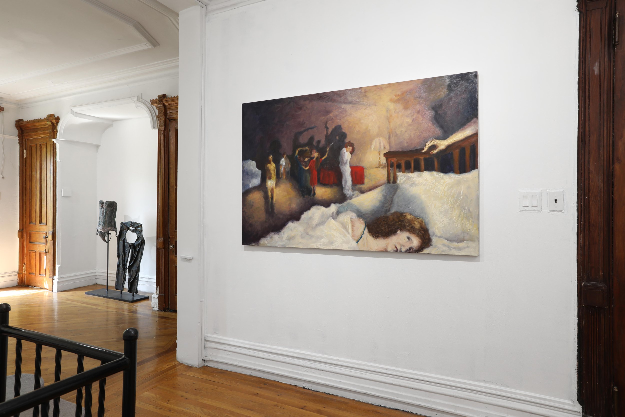  Installation view of  Interest in Humanity: Portraits of Yesterday and Today , photo by Ken Lee, courtesy of Fou Gallery 
