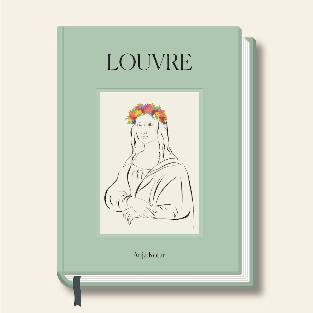 Louvre single cover by Anja Kotar.