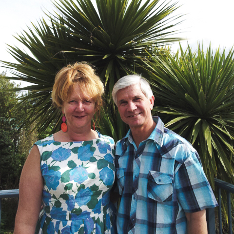 Your hosts, Joyce and Dave