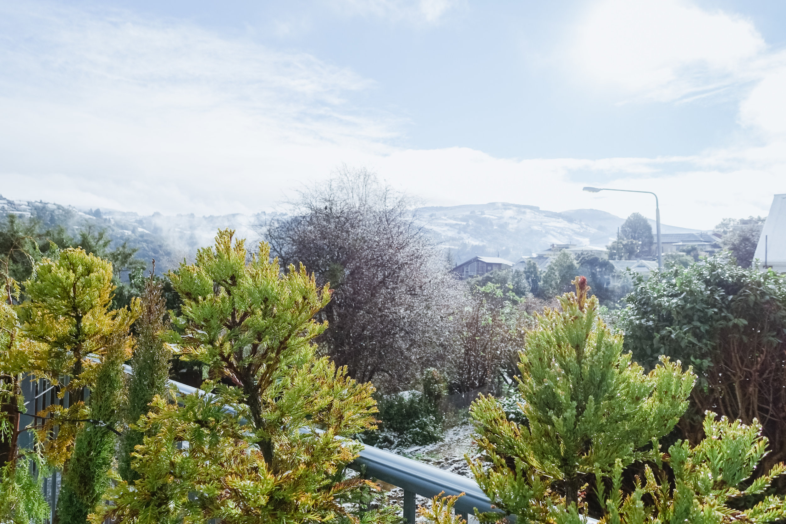 Winter view from the terrace