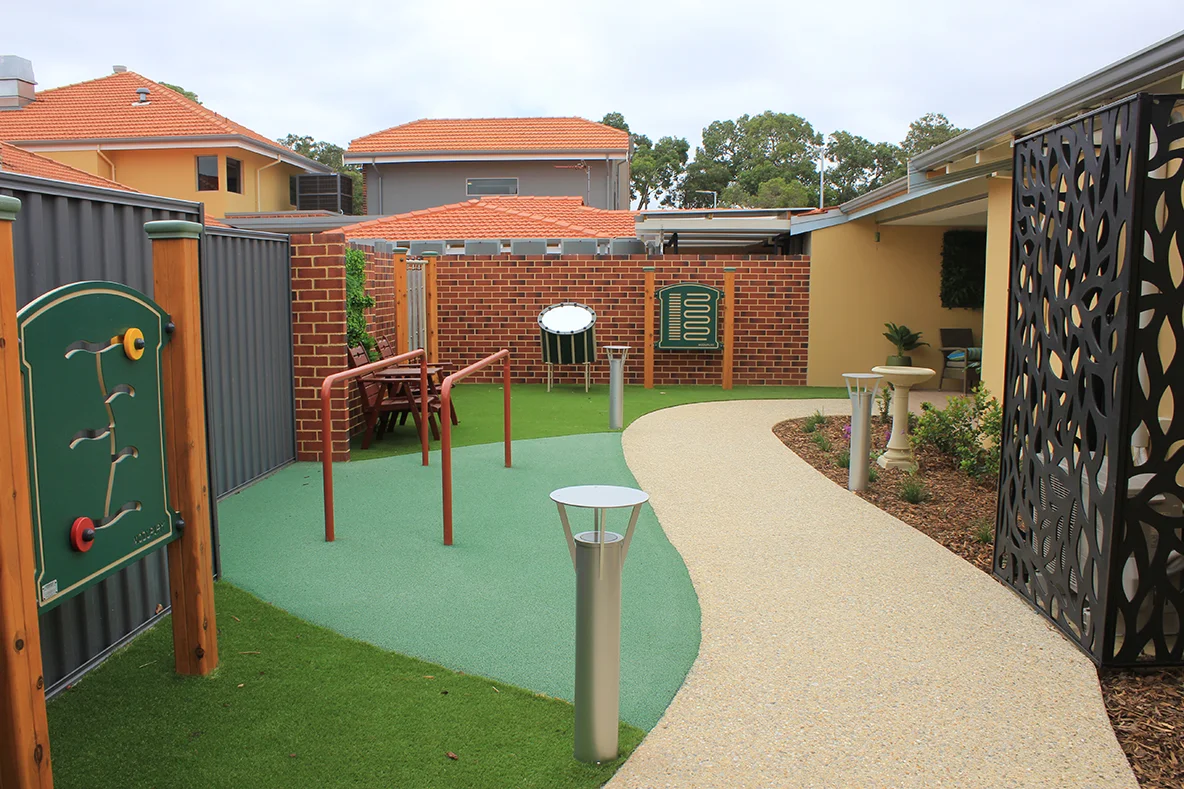 Amaroo Karri courtyard and exercise area