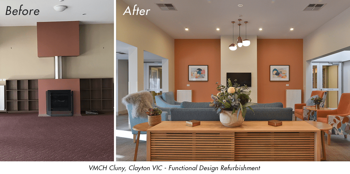VMCH Cluny Victoria before and After Functional Design refurbishment of the Interior by de Fiddes