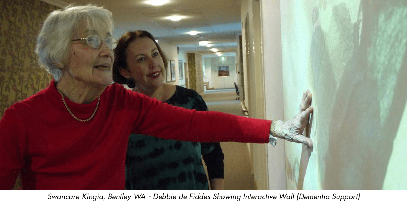Interactive Wall - Dementia Technology at Swancare Kingia Perth-min