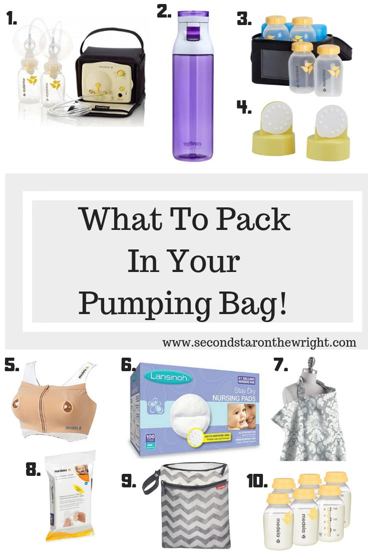 What To Pack In Your Pumping Bag! — SECOND STAR ON THE WRIGHT