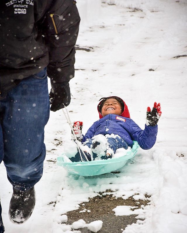 First snowfall of the season well spent ❄️☃️ I could watch Asher and Stephen goof off all day 😂🥰
.
.
.
.
.
.
.
.
.
. .
.
.
.
.
.
.
. 
#fatherhoodislit #letthembelittle #candidchildhood #childhoodunplugged #workingmomlife #fatherdaughtertime #mother