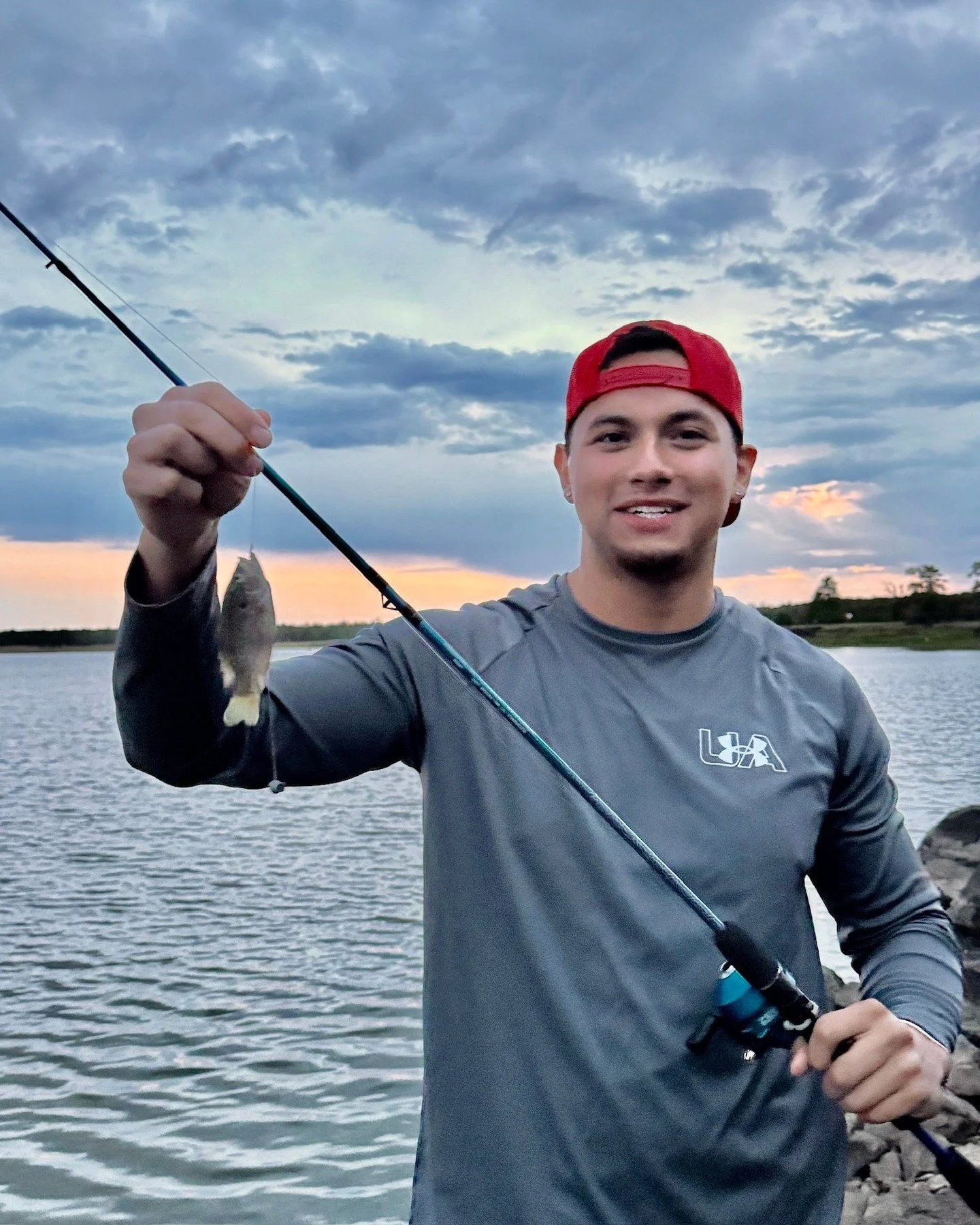 🐟✨ A catch is a catch! Even the tiniest fish means a good day on the lake. 

While the store is closed for the winter, our RV spots are still (limited) but 

available for those who love lake life year-round. We&rsquo;ll see you back at Lake Mary Co