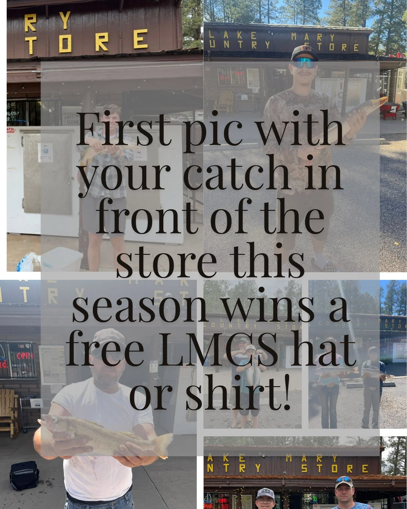 Happy first day of our 2026 season&mdash;we&rsquo;re so excited to be back and can&rsquo;t wait to see all of you again!

🎣 First one to swing by with their catch and snap a photo in front of the store scores a FREE LMCS hat or shirt!

Let&rsquo;s k