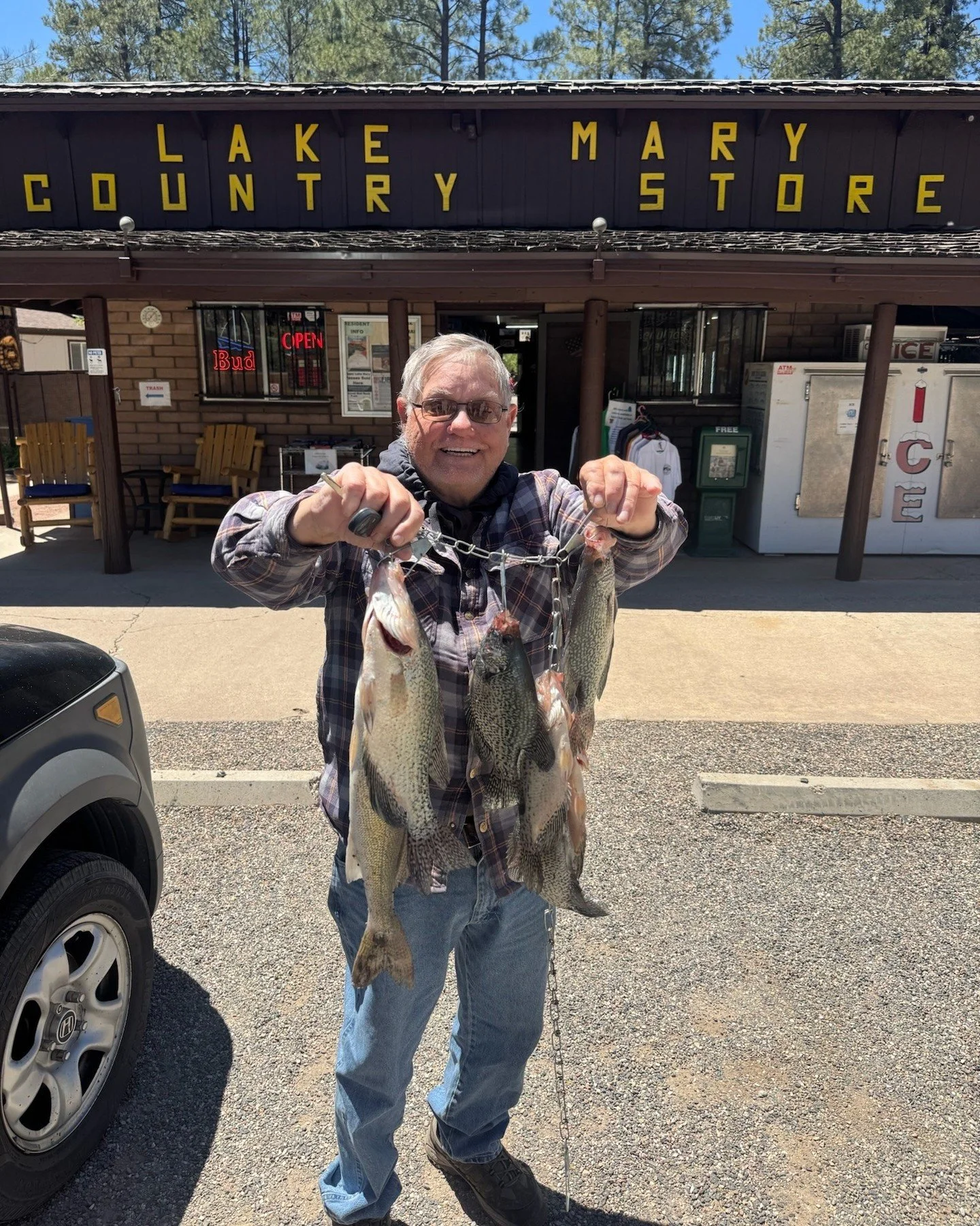 Crappie are officially hittin&rsquo; at Upper Lake Mary 👀🎣
Caught on 5/21/26 and the fishing stories are already getting good around here. Swing by Lake Mary Country Store before you head to the lake for bait, snacks, cold drinks, fishing gear and 