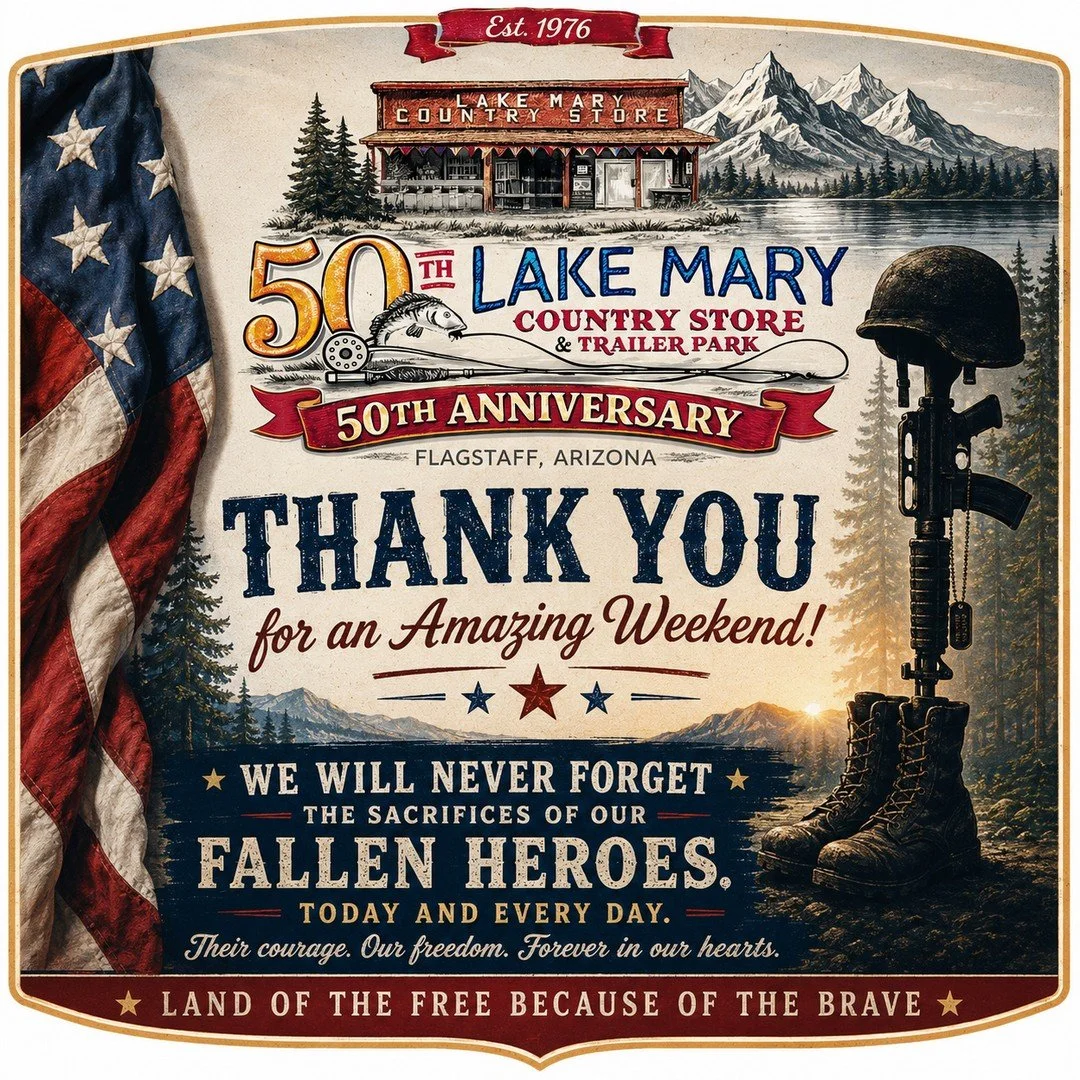What a weekend. ❤️🇺🇸⁠
⁠
From the bottom of our hearts &mdash; THANK YOU to every customer, sponsor, volunteer, vendor, musician, partner and friend who came out to celebrate 50 years of Lake Mary Country Store with us.⁠
⁠
This weekend was about mor