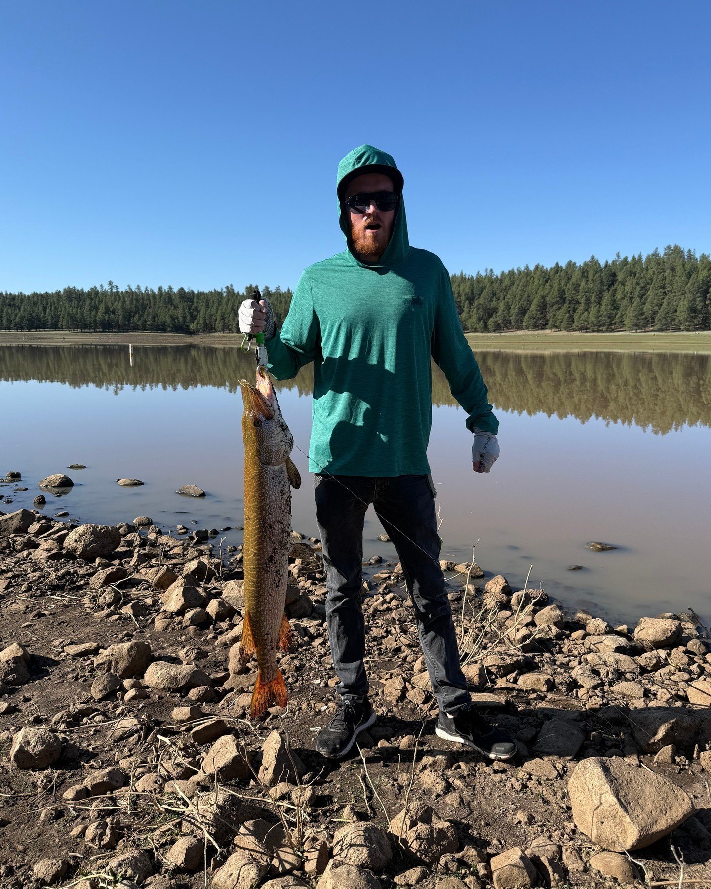 NOW THAT&rsquo;S A PIKE. 🔥🎣
Check out this monster! Nothing beats mornings on the water, fresh mountain air, and a fish story that&rsquo;s actually true. 👏

If you&rsquo;re heading to the lake this weekend, swing by the store first for bait, tackl
