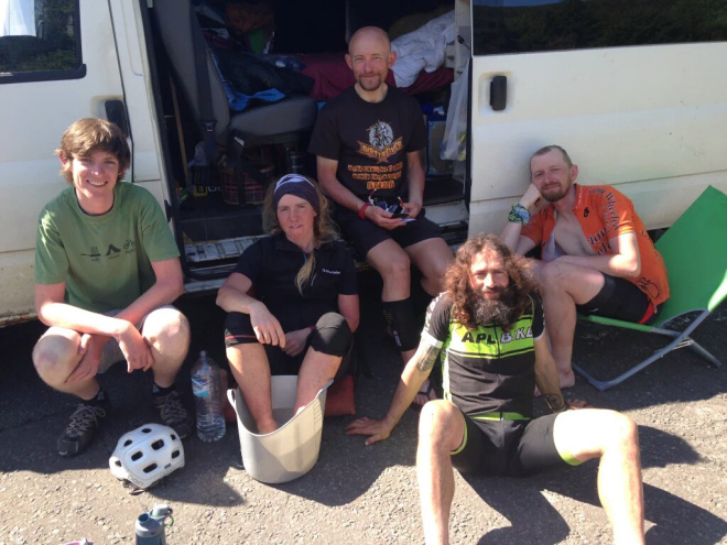 The five finishers