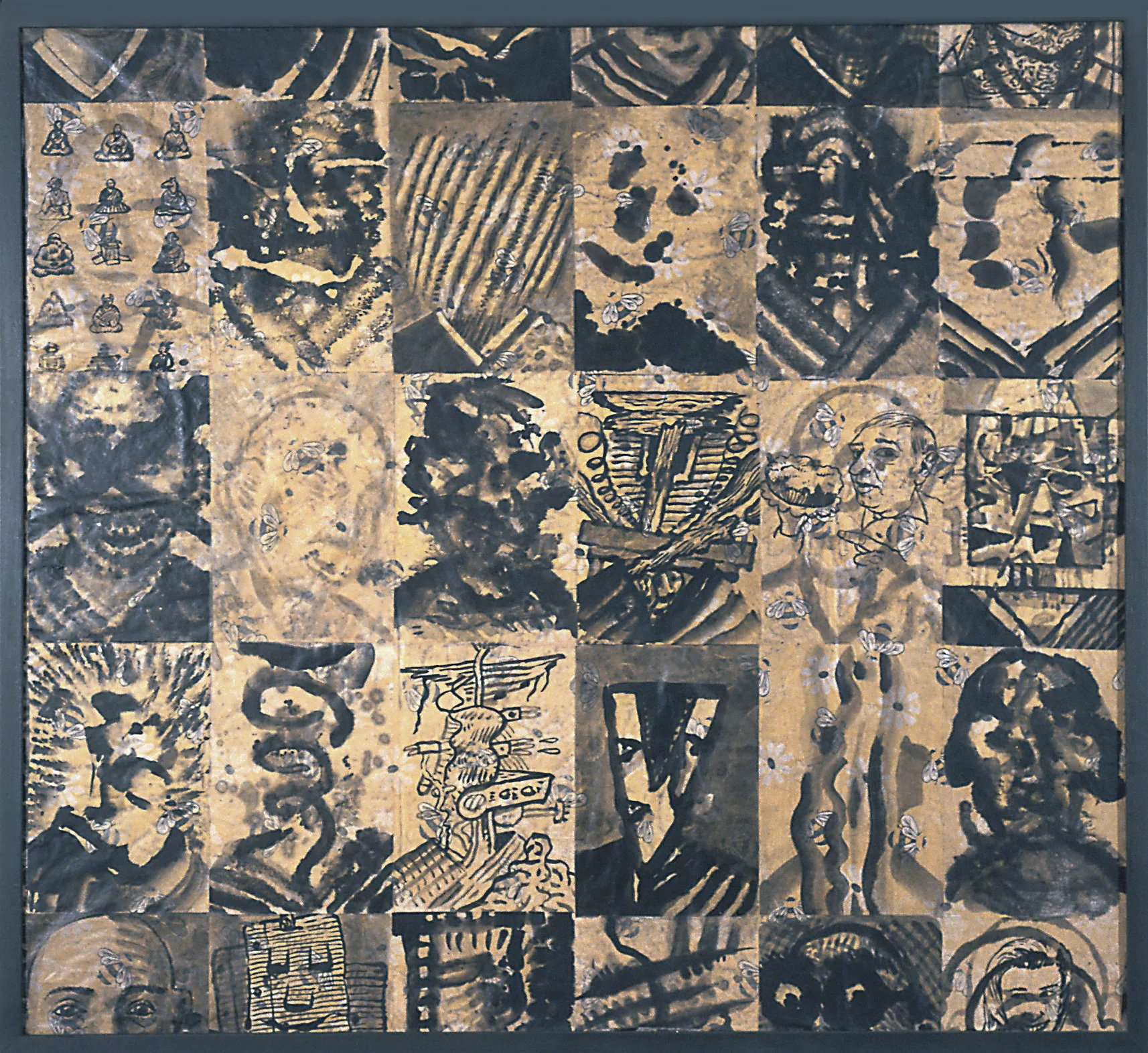 Bee Tablecloth Sangha Set