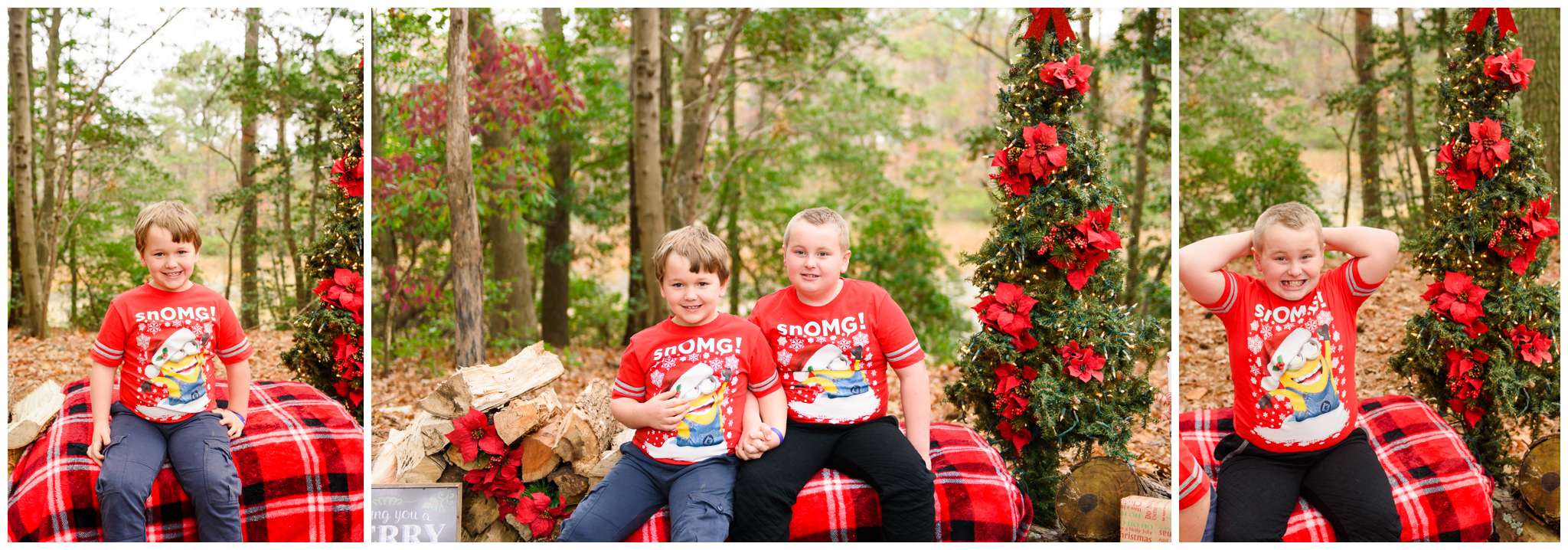 Zach and Adam's Minion shirts were my favorite! Hunter and I are huge Minions fans. Just big kids lol