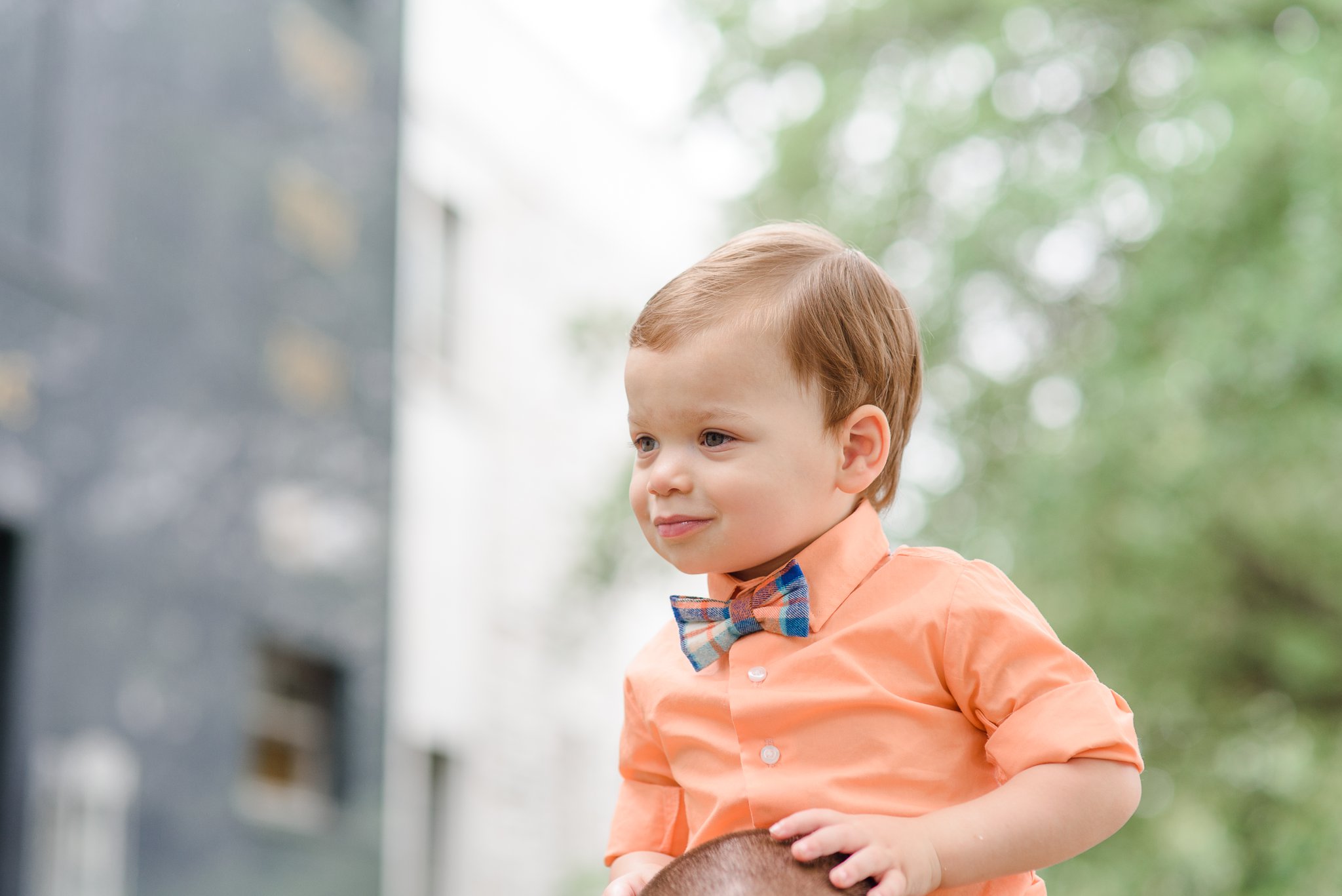 When it is your cousin's wedding your little guy gets to come! Liam was helping us with Formal Portraits. ;)