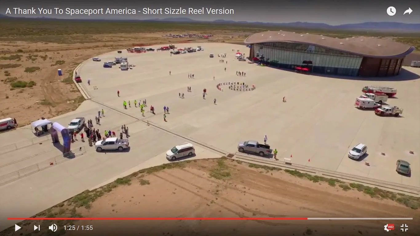 InterGalactic Ambassador art installation at Spaceport America, 2017