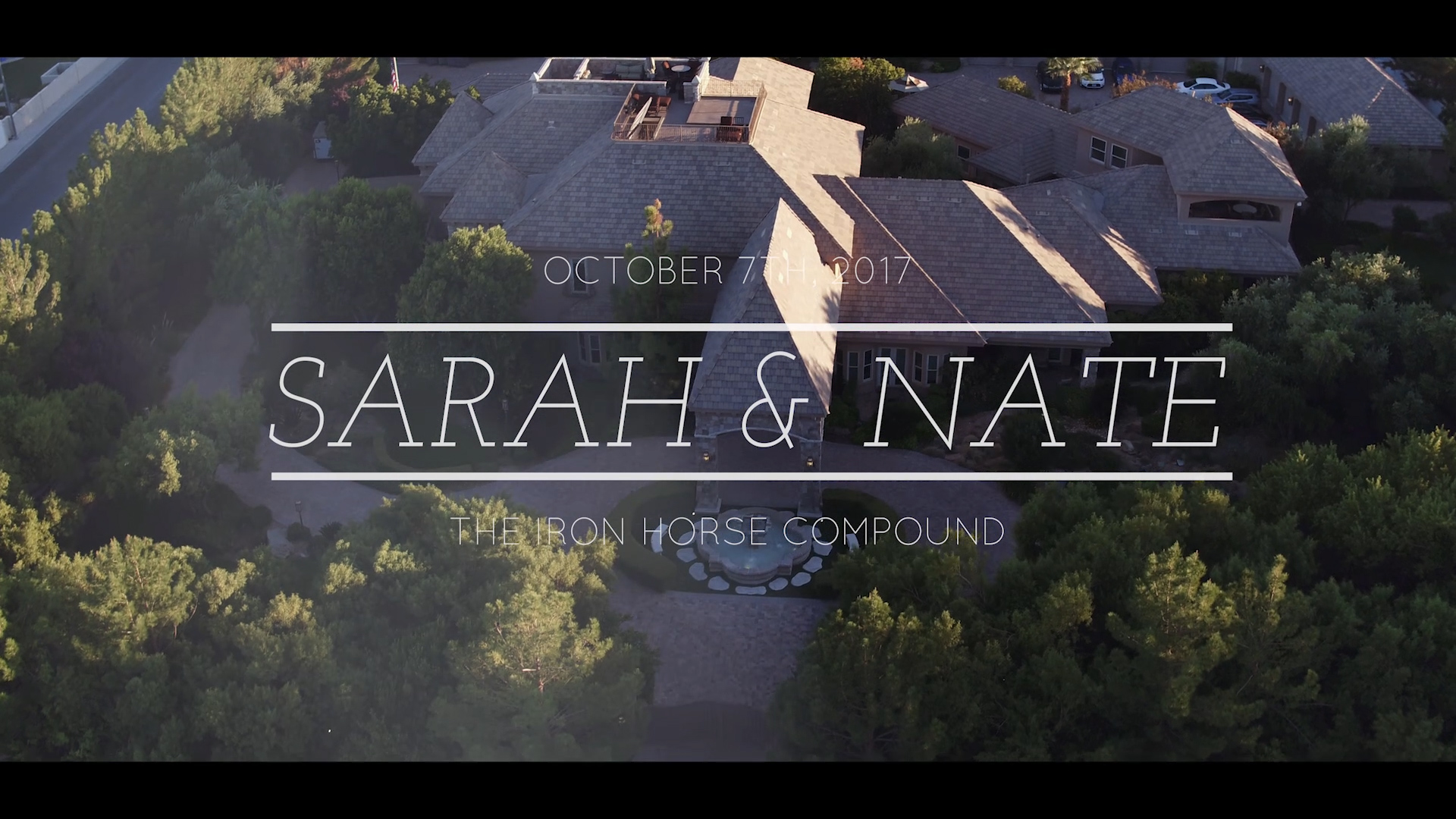 The Wedding of Sarah & Nate at the Iron Horse Compound - October 7th, 2017