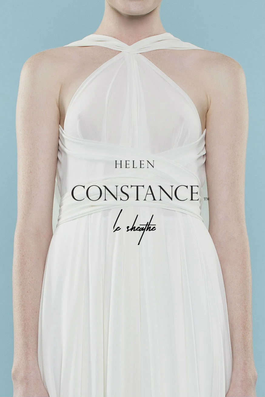 Le Sheathe is Helen Constance's iconic stars. In the french tradition of the "art of drape" inspired by Vionnet, Helen Constance offers you timeless sheathe gowns in unique designs that are elegant and sophisticated.