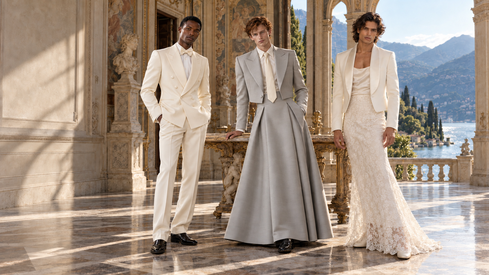 Helen Constance Presents : "The New Ceremony" - A New Expression of Bridal Menswear.