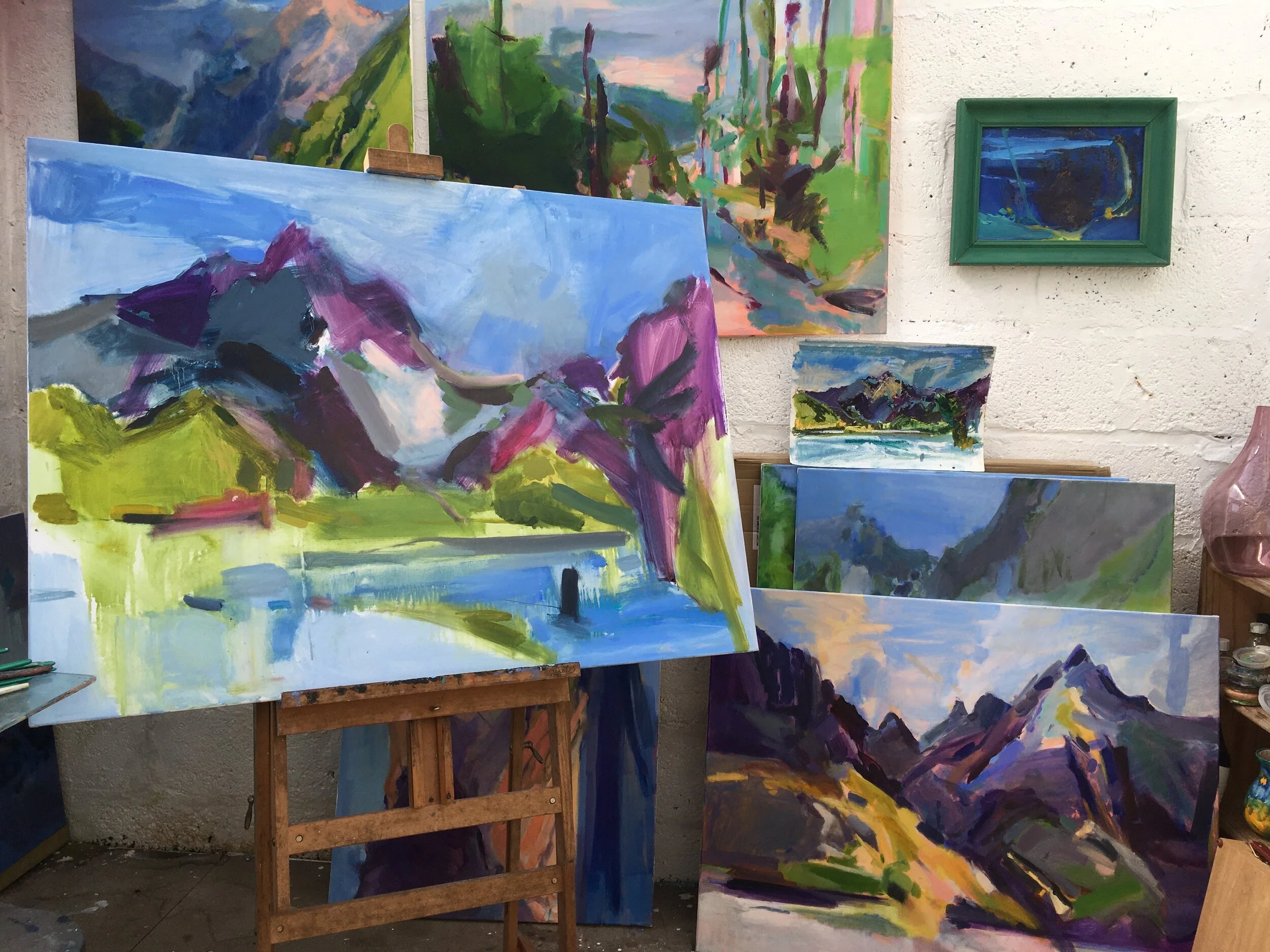 contemporary cornish landscape painter