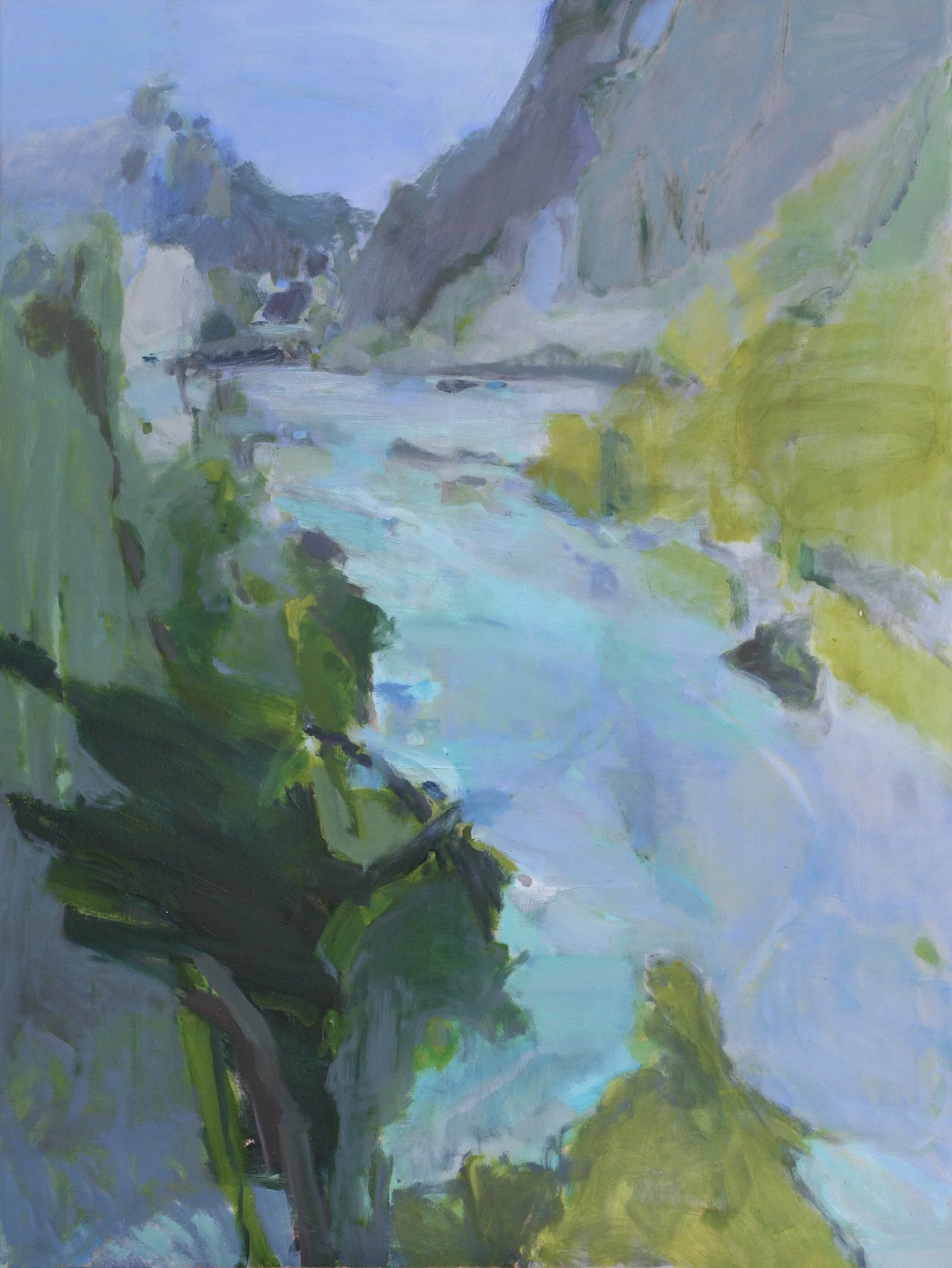 contemporary cornish landscape painter