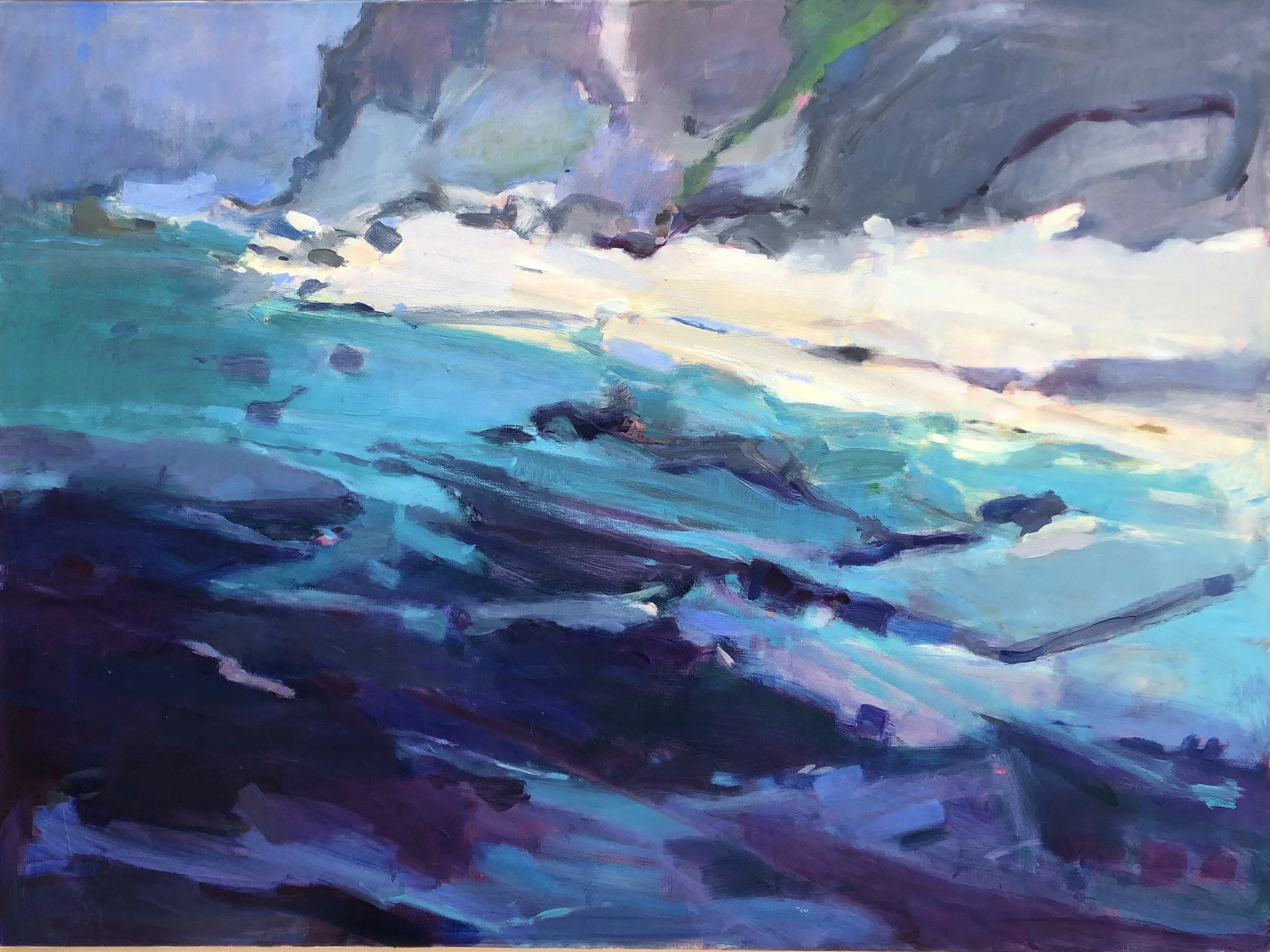 contemporary cornish landscape painter