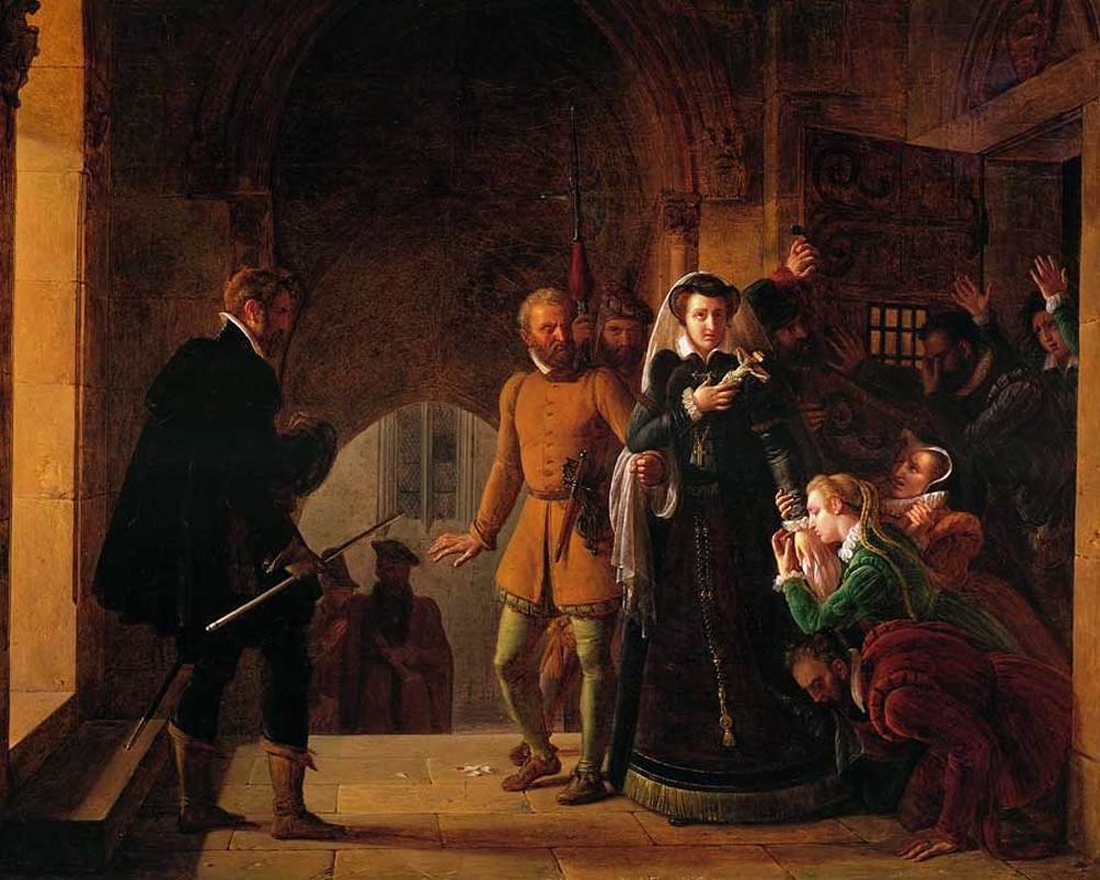 EM2 749px-Pierre-Henri_Révoil_-_Mary,_Queen_of_Scots,_Separated_from_Her_Faithfuls_-_WGA19321.jpg