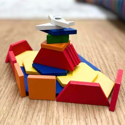 This first-grader was so proud of her architecture, we just had to share!