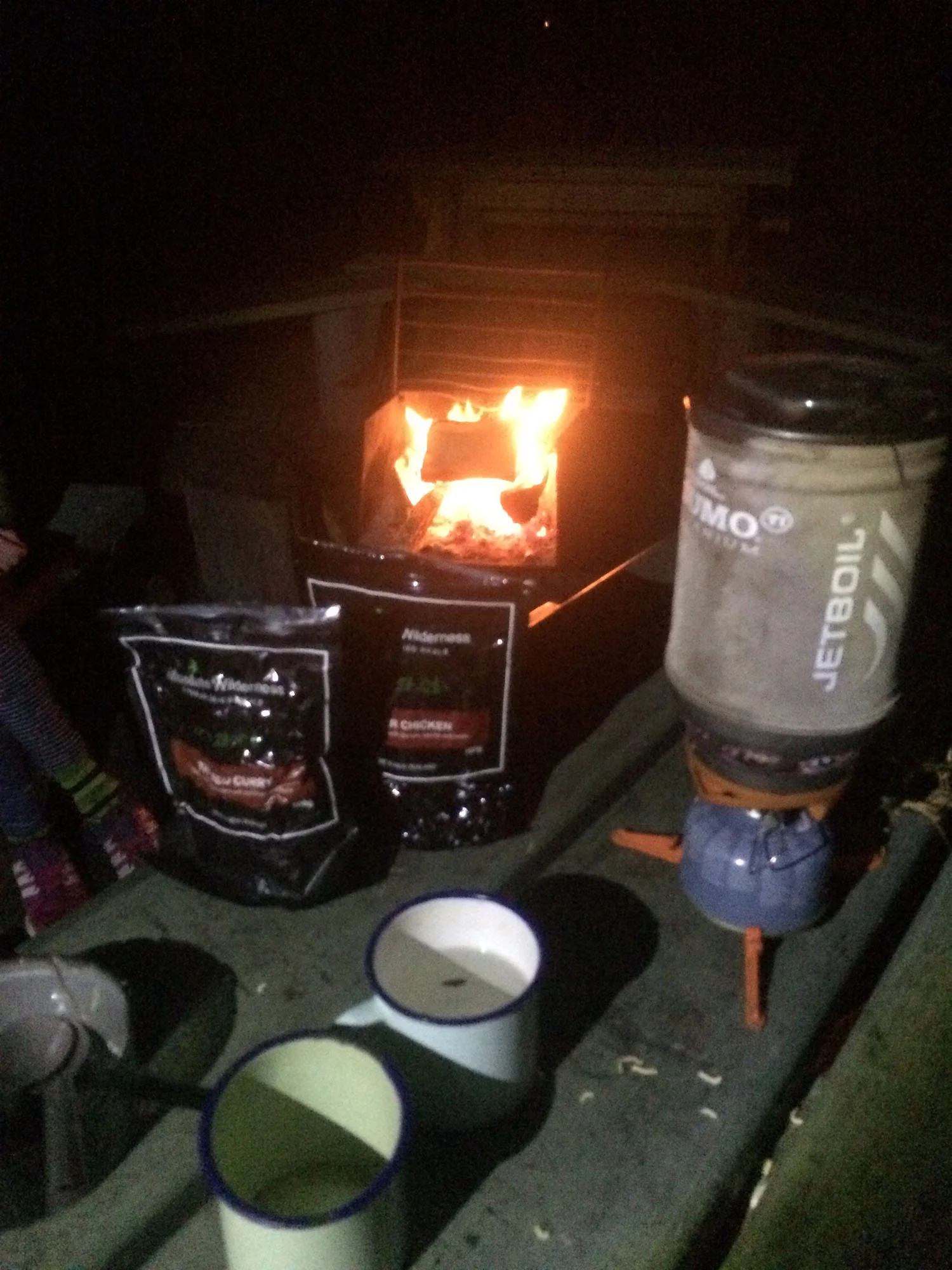 Fireside dinner