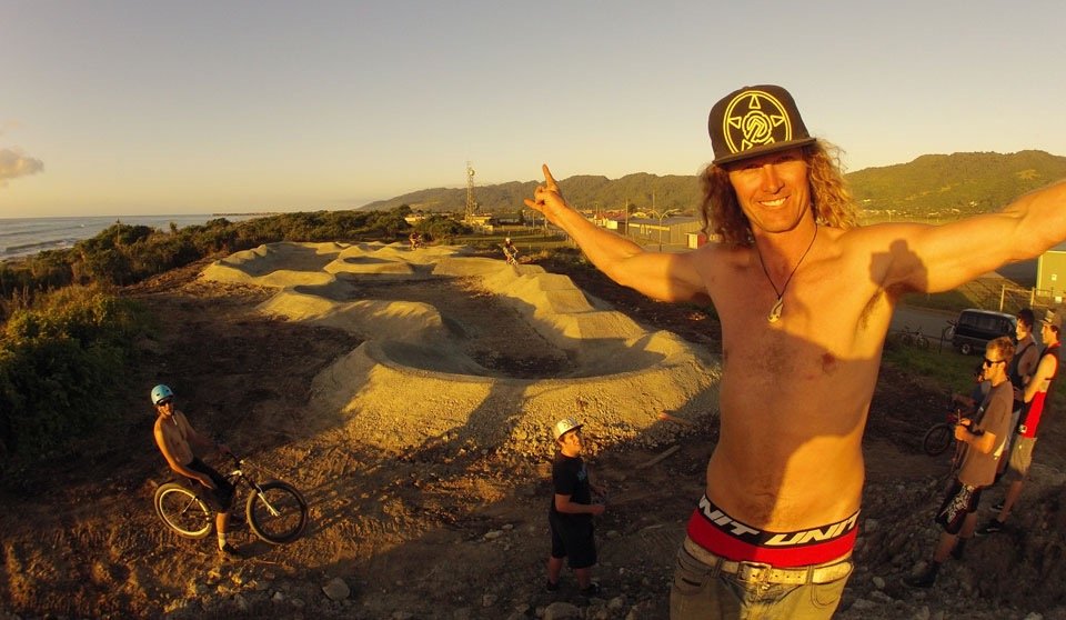 Mcgazza at the Greymouth pump track