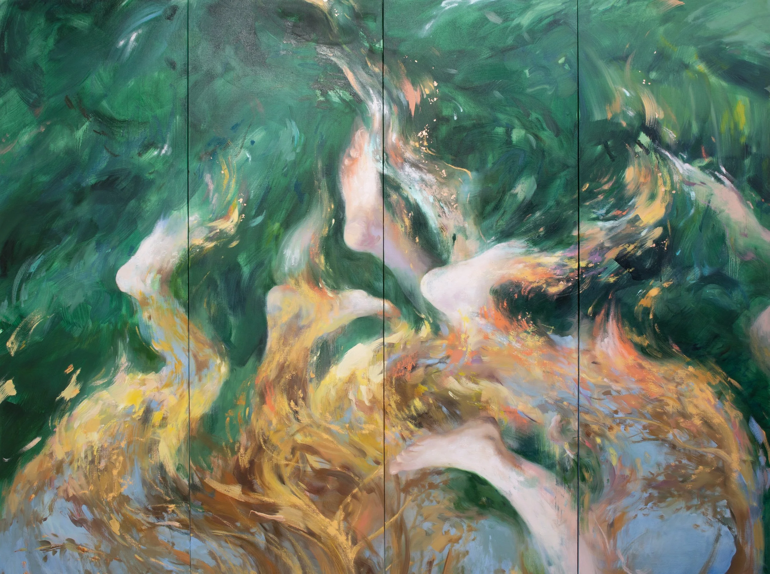 Les bêtes flamboient- Flaming Beasts火焰之獸180x240cm 2026 .jpg