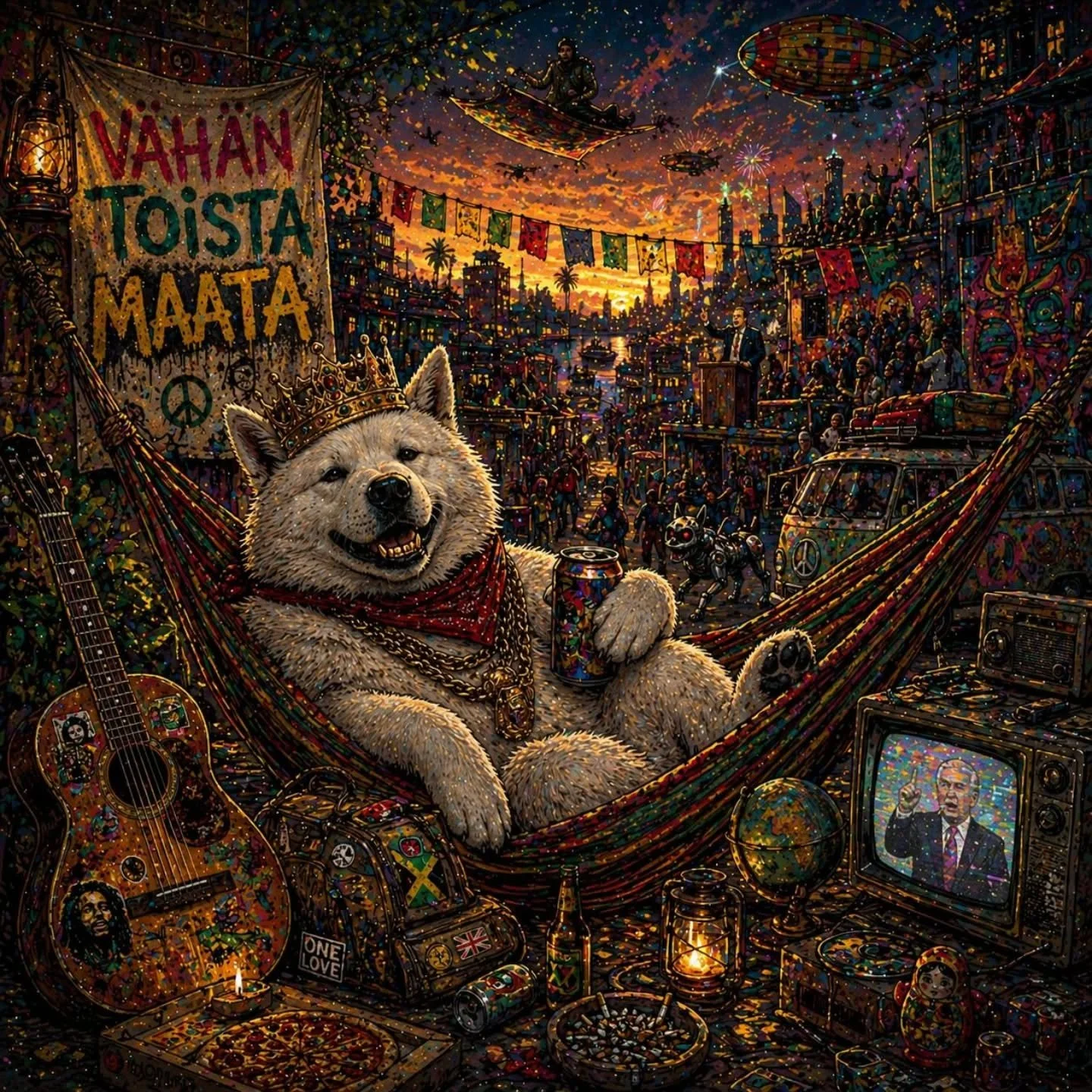 29.5.26 Kelepo &ndash; V&auml;h&auml;n toista maata ft. Jontti, Olli PA, Elia

Kelepon V&auml;h&auml;n toista maata tuo yhteen kovan kattauksen kantaaottavaa lyriikkaa pitk&auml;n linjan r&auml;pp&auml;reilt&auml;. Mukana feattaamassa Olli-Pa, Jontti