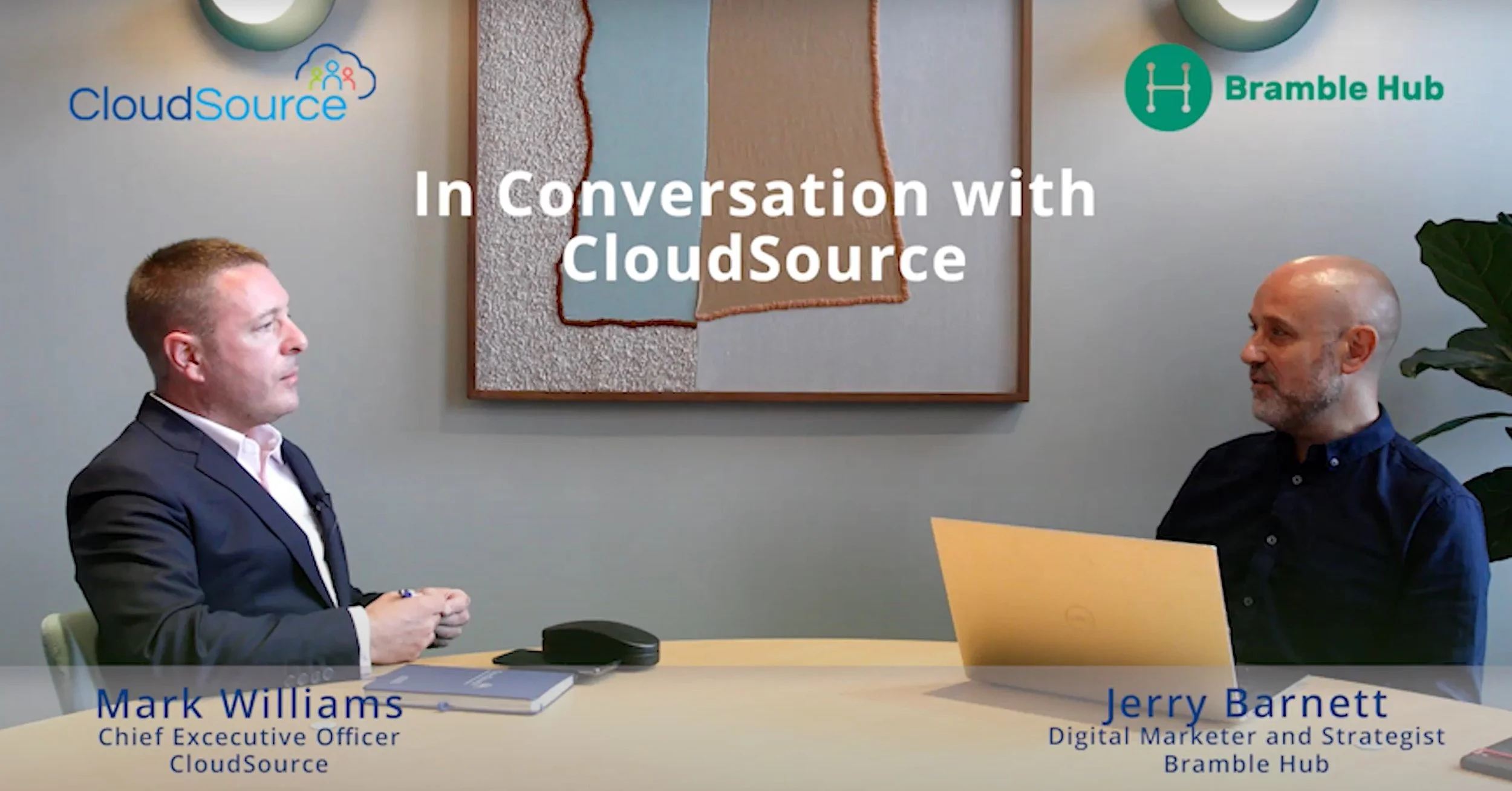 Video Interview with Mark Williams of CloudSource