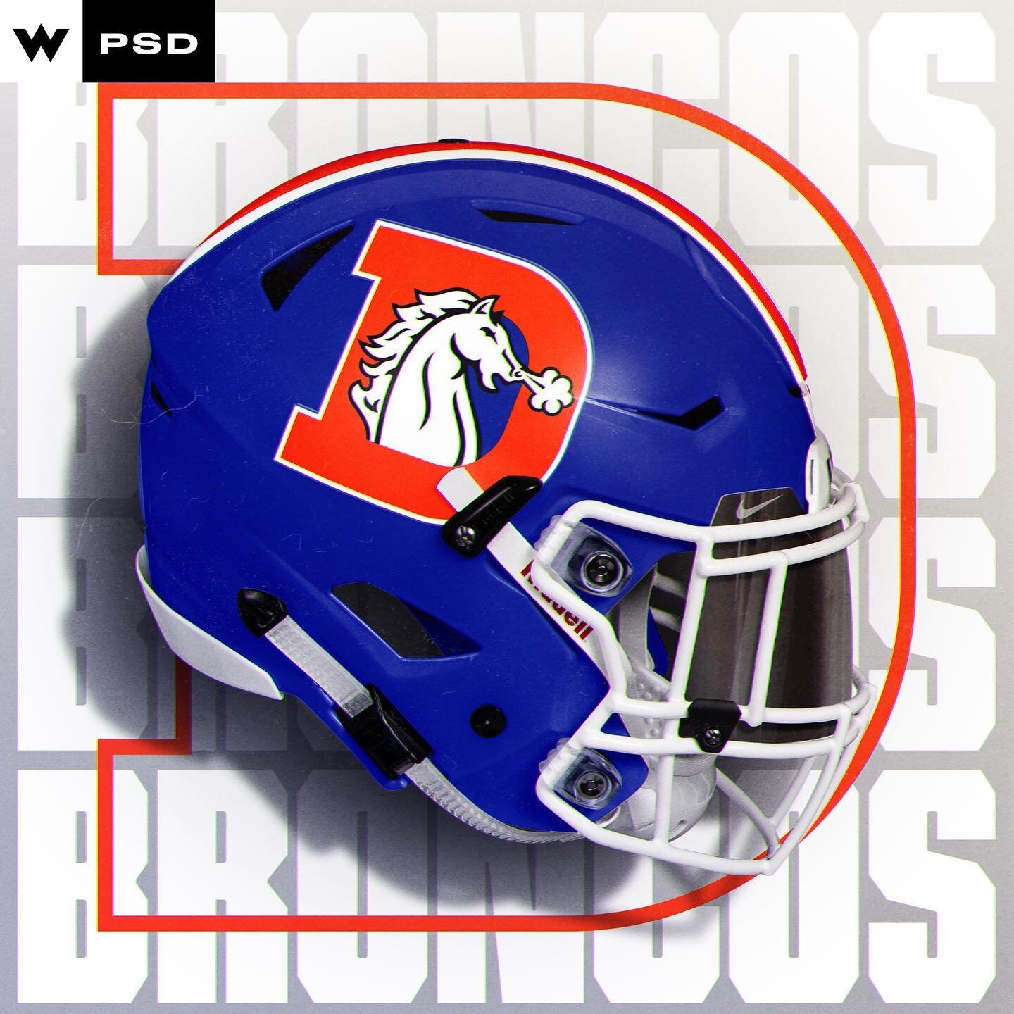 #ThrowbackThursday 🏈 @broncos retro refresh of the 1970 - 1996 logo. 
.
Should we keep going with these retro logo unofficial refreshes?
.
Mockups used: 2.0 Trio, 2.0 Football 3, &amp; Speed Helmet 2.0
.

#webpixum #mockup #sports #sportsdesign #spo