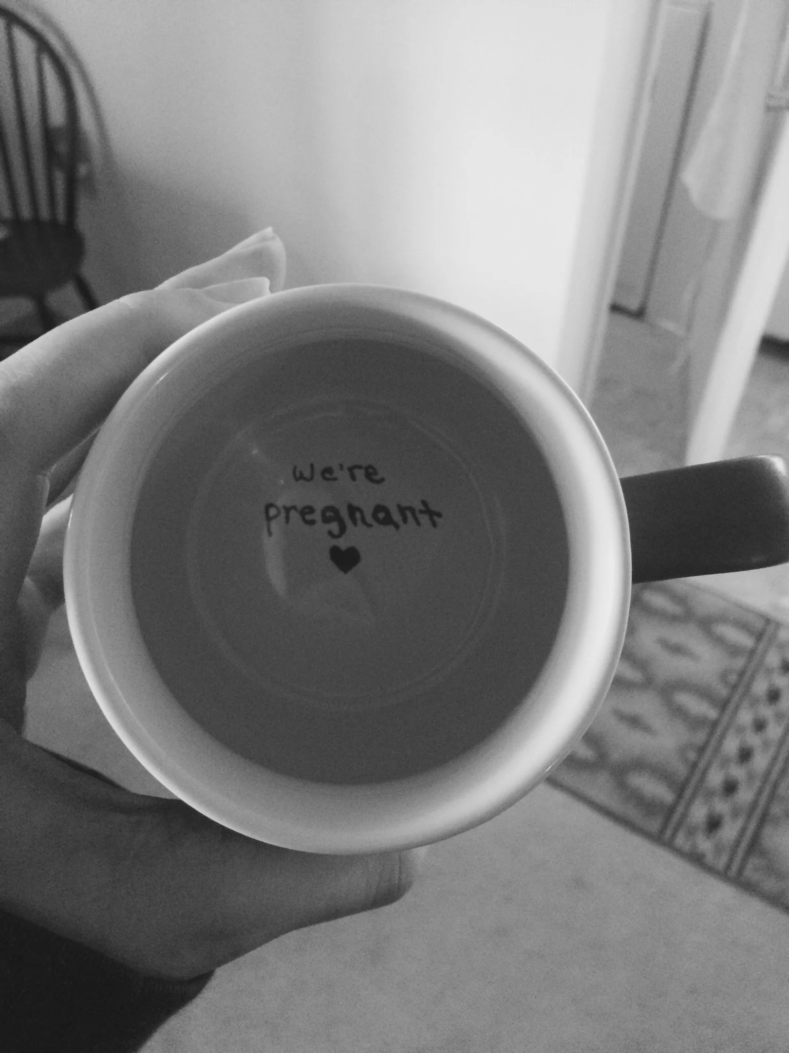 my DIY mug to surprise the hubs