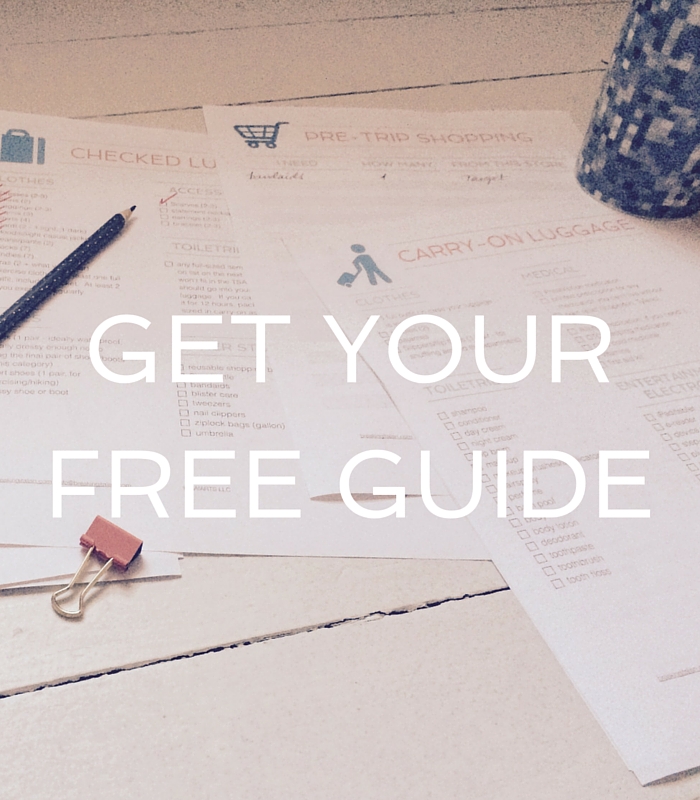 #pre-trip checklist #money matters abroad #packing lists #fillable pre-trip shopping lists