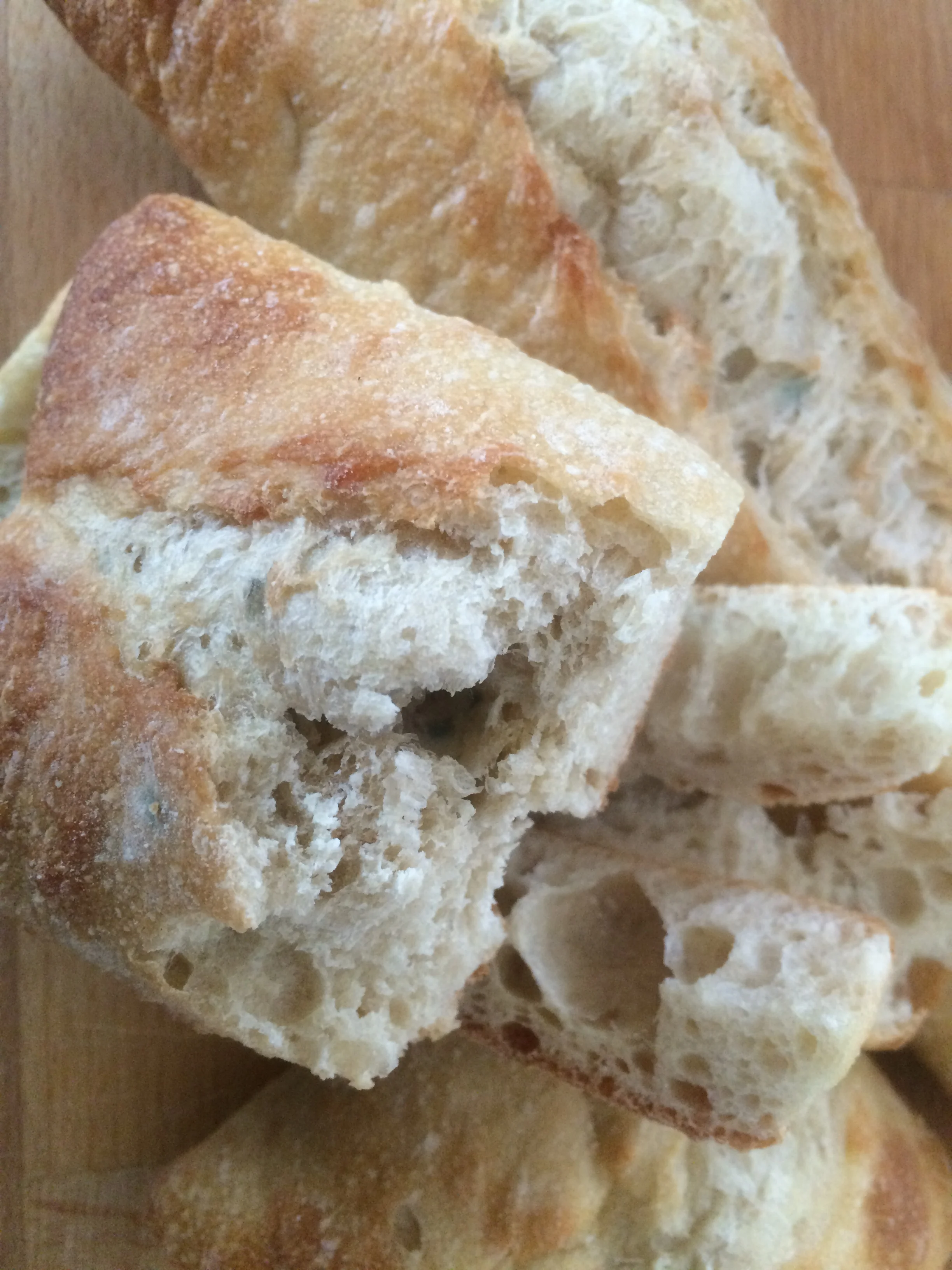 It's hot; I could hammer with this old bread: panzanella