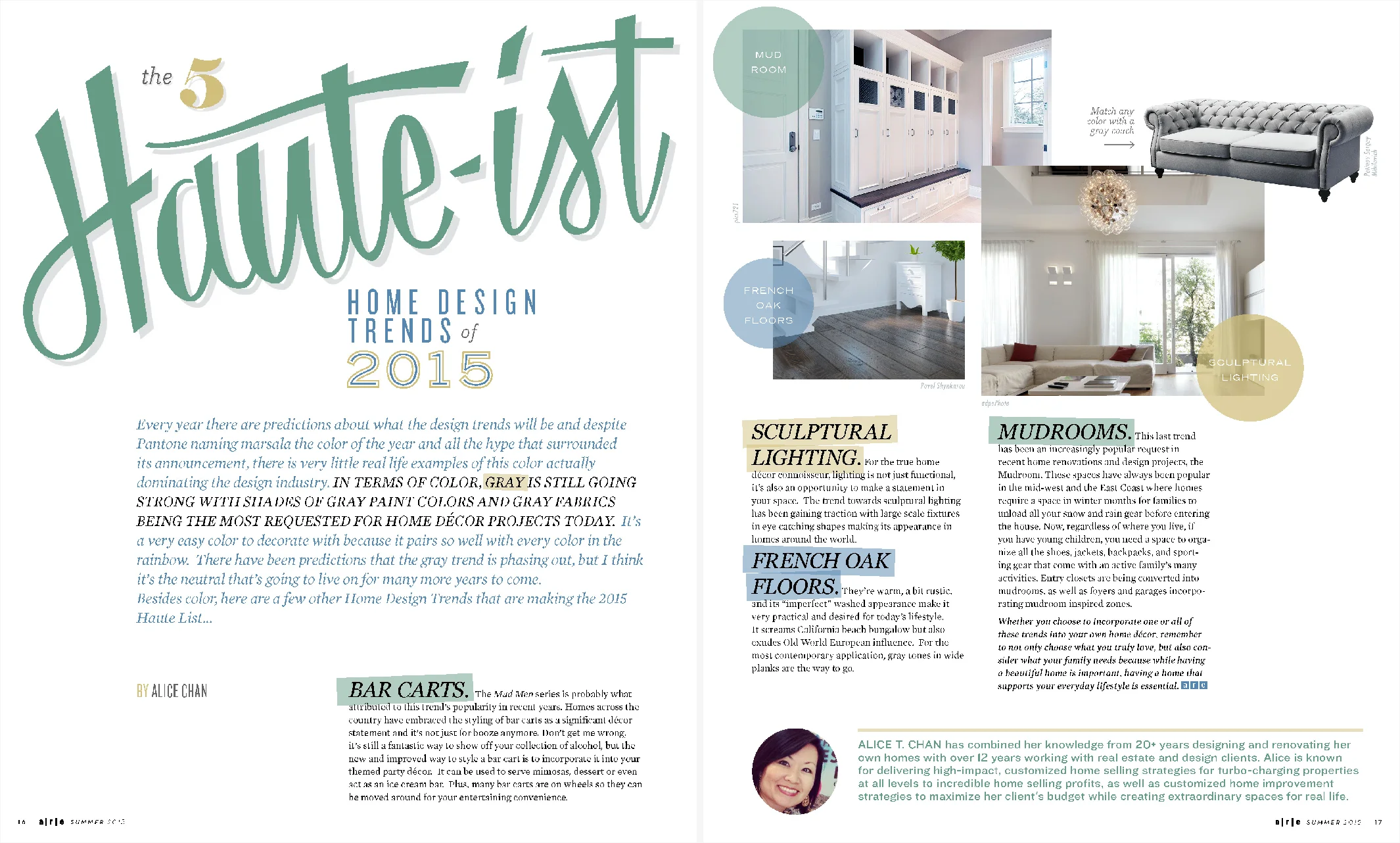 The 5 Haute-ist Home Design Trends of 2015 by Alice Chan