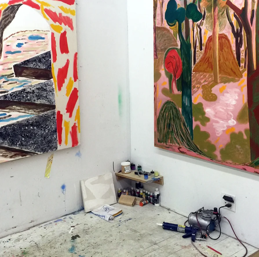 Shara Hughes studio