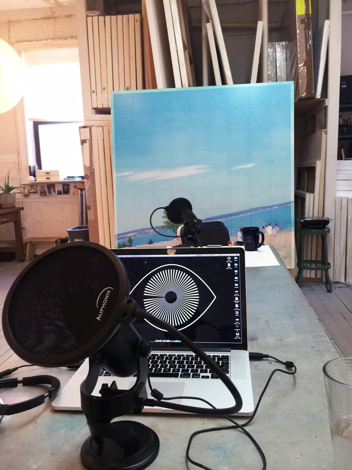 Isca Greenfield-Sanders studio