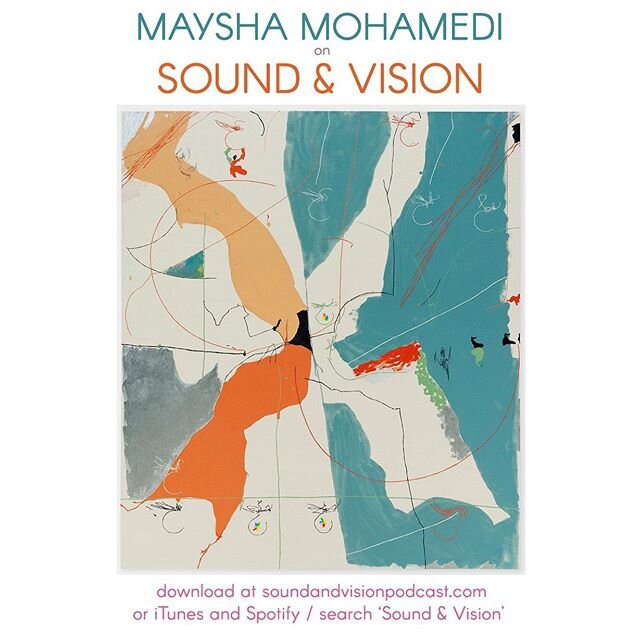 Maysha from LA! @maysha_mohamedi is on the podcast from her place in LA. She has a show up @nicellebeauchene and talks about converting the garage to  a studio, transitioning from 🧬 to 🖼 and so much more. A really great painter talking about art an