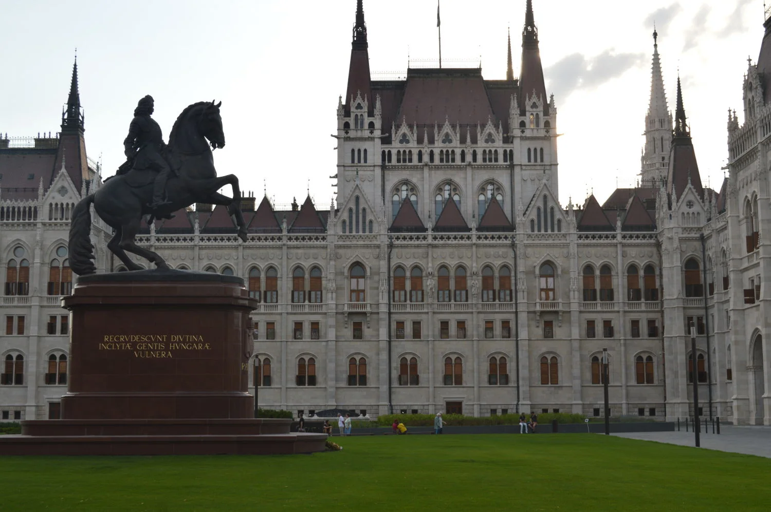 Equestrian Monument of Ferenc II Rakoczi_FrontofParliament_Hungary.JPG