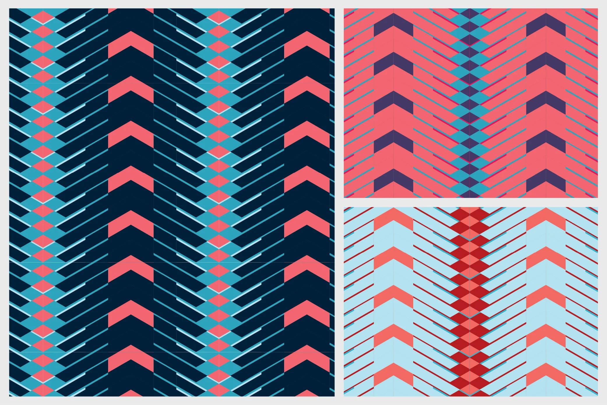 Patterns I worked on while at Reebok.