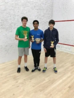 Pictured left To right: Justin Barr, Anourag Shah, and Nicolo Abou Taleb