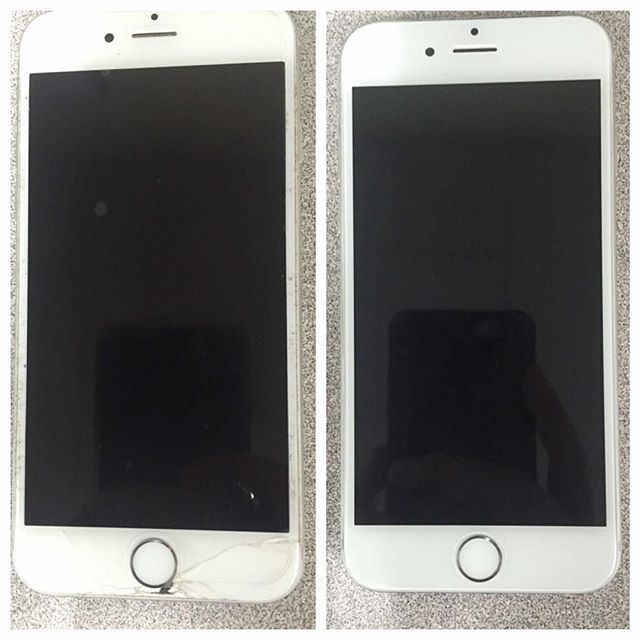 iPhone screen repair 7 days a week. #crackediphone #screenrepair