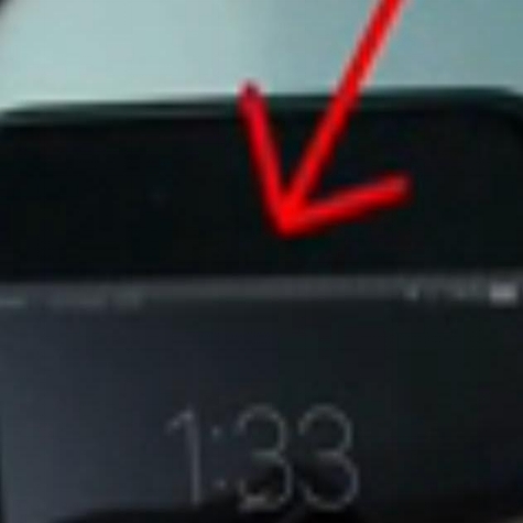 A gray line at the top of the screen means your iPhone probably has 'touch disease'