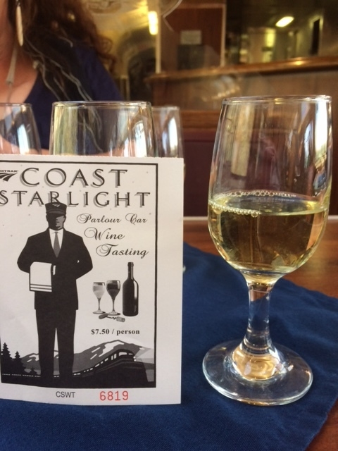 "Contest Entry: Summer vacay- wine tasting on the train"