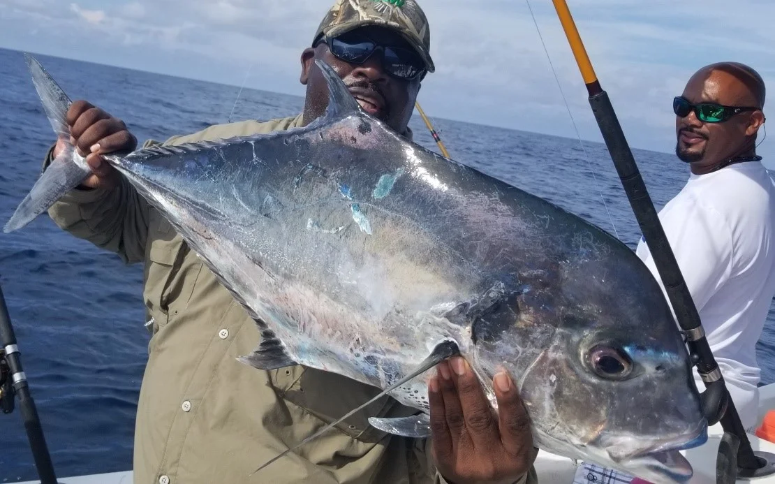 large jack crevalle by Captain Buck Rogers