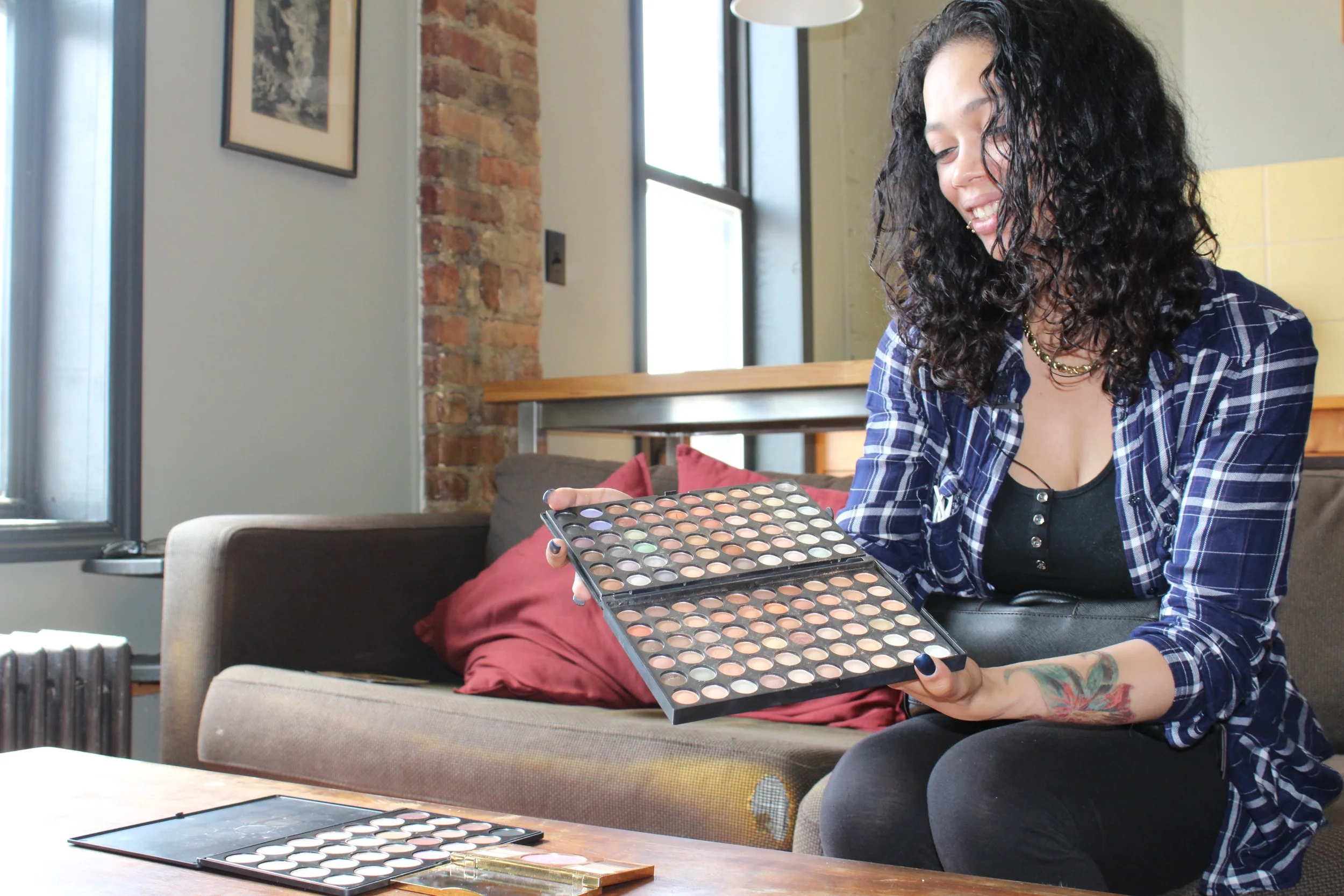 Soraya loves to spend the money she earns on clothes and makeup
