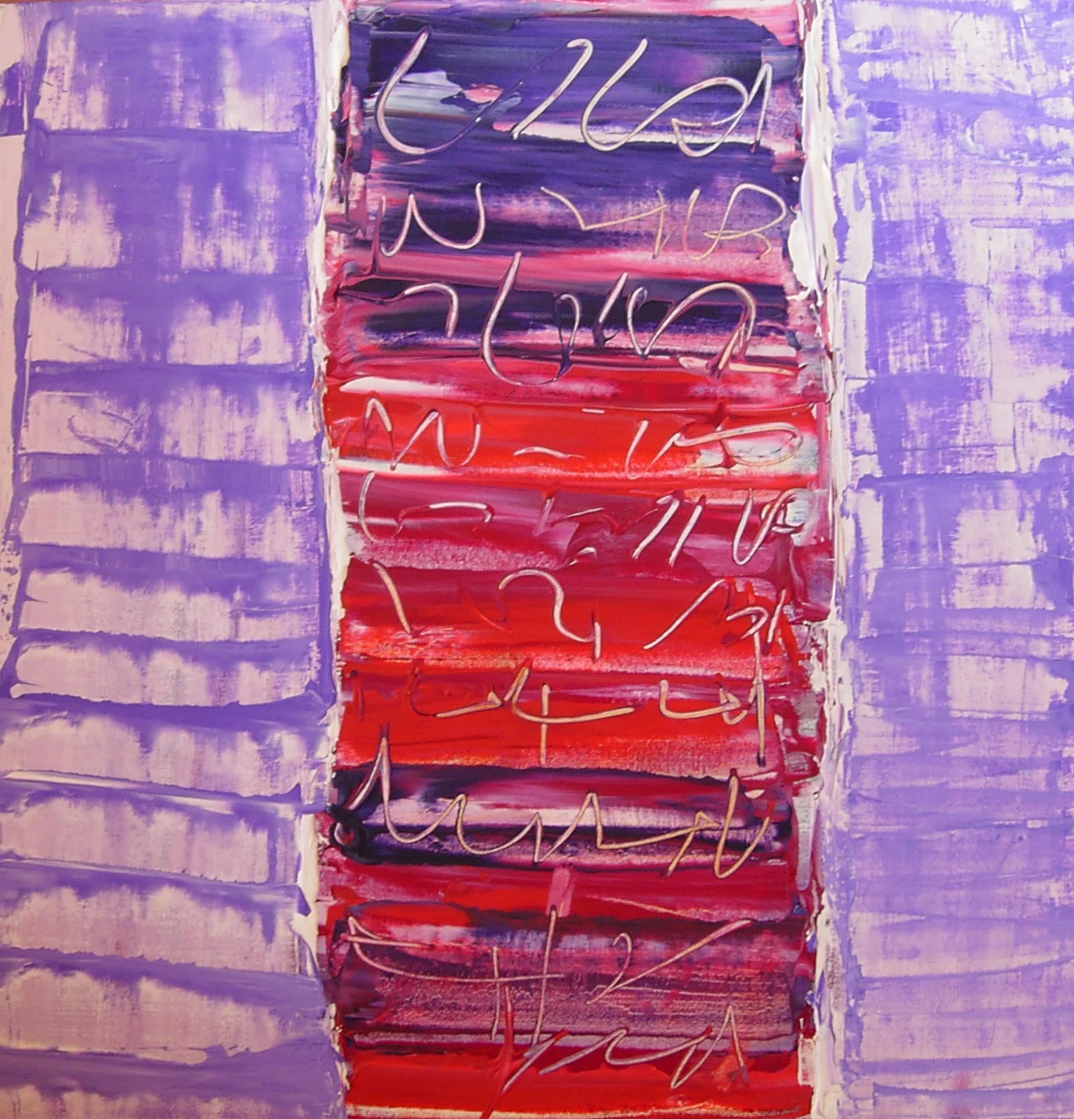 Untitled, acrylic on canvas, cm. 50 x 50, 2009